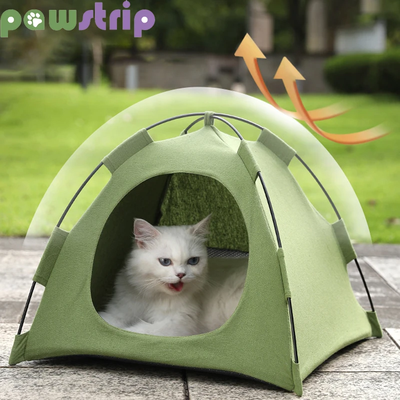 

Cat Tent Breathable Portable Outdoor Pet Nest for Small Dogs Cats All Seasons Non-slip Indoor Outdoor Kitten Tents Pet Supplies