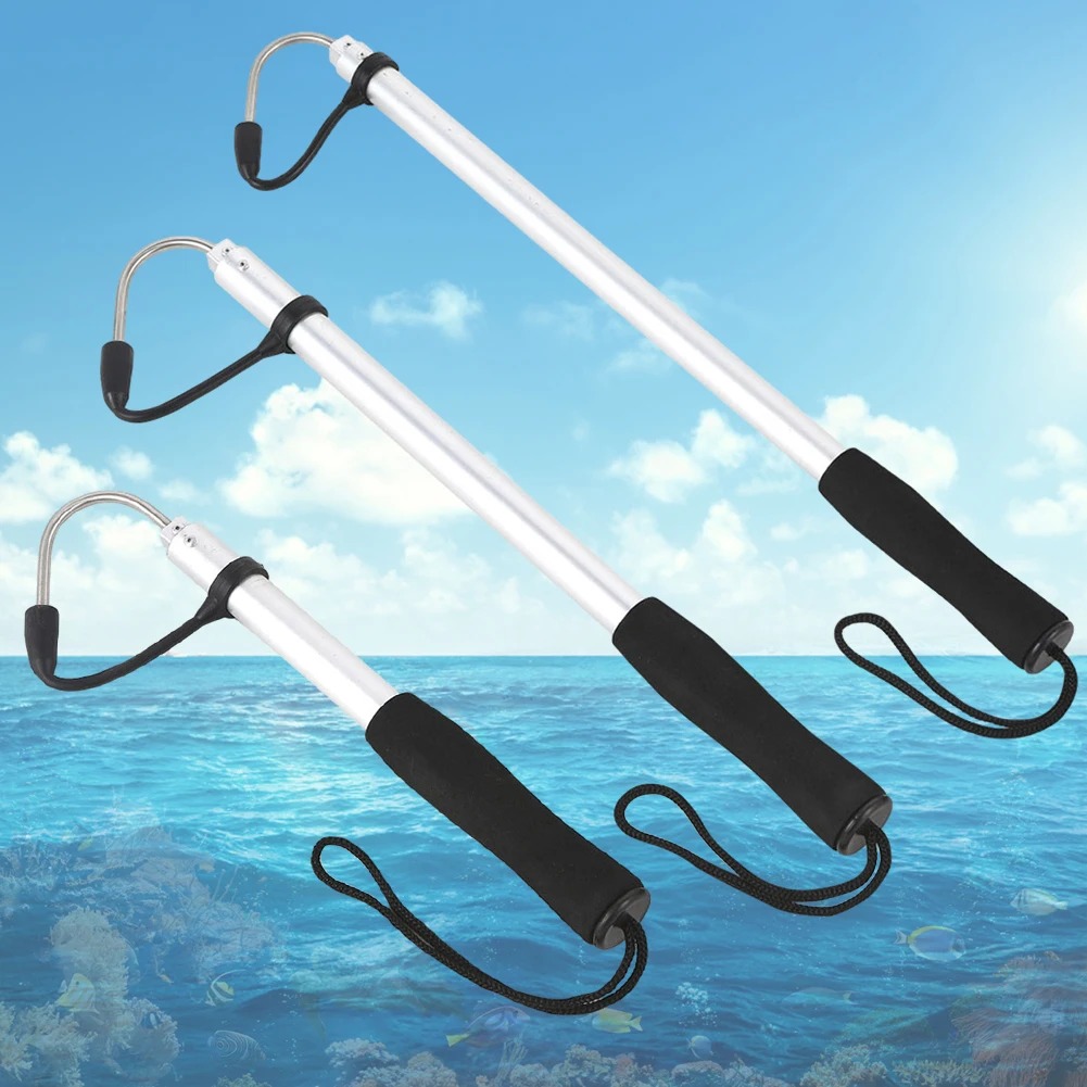 Ice Fishing Spear Hook with Barbs Scalable Fish Grip Metal Portable Fish Gaff for Outdoor Sea Boat Ice Fishing: 3 - 5 Days Free Delivery Only UK
