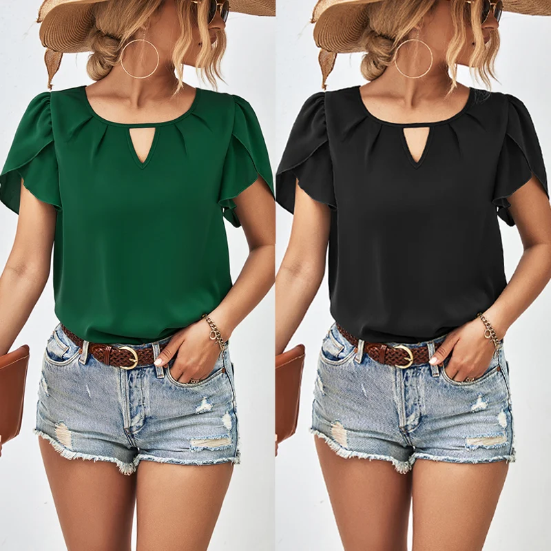 

Новинка 2023, Автономная станция Amazon, Лидер продаж, популярные женские рубашки в европейском и американском стиле с перекрестной границей на eBay