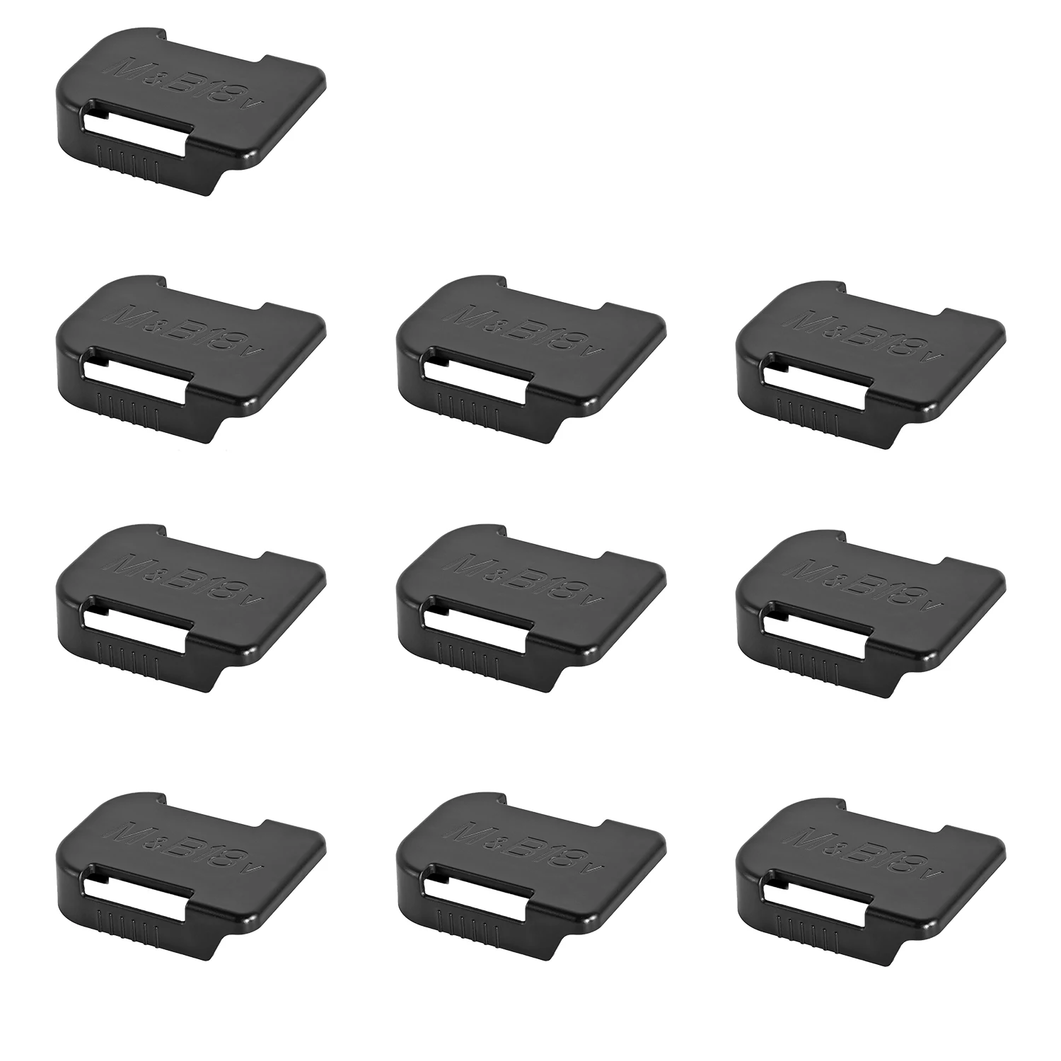 Rack Da Parete Per Batterie 6 Pezzi – Supporto In ABS Blu Per Batterie 14,4-18V Compatibile Makita E Bosch, Leggero E Isolante