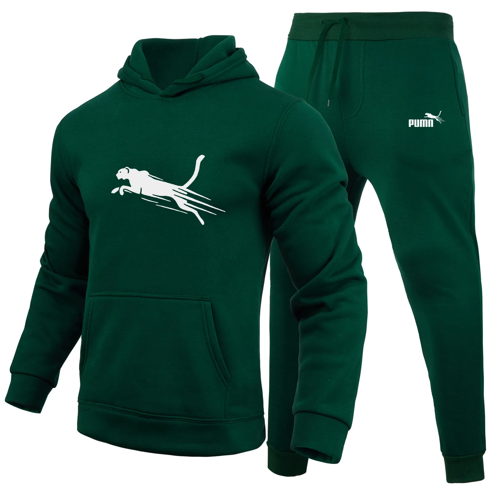 thumbnail image 1 of Conjunto de ropa deportiva de lujo para hombre, Sudadera con capucha y pantalones para correr, para actividades al aire libre, novedad de 2024, 1 of 5
