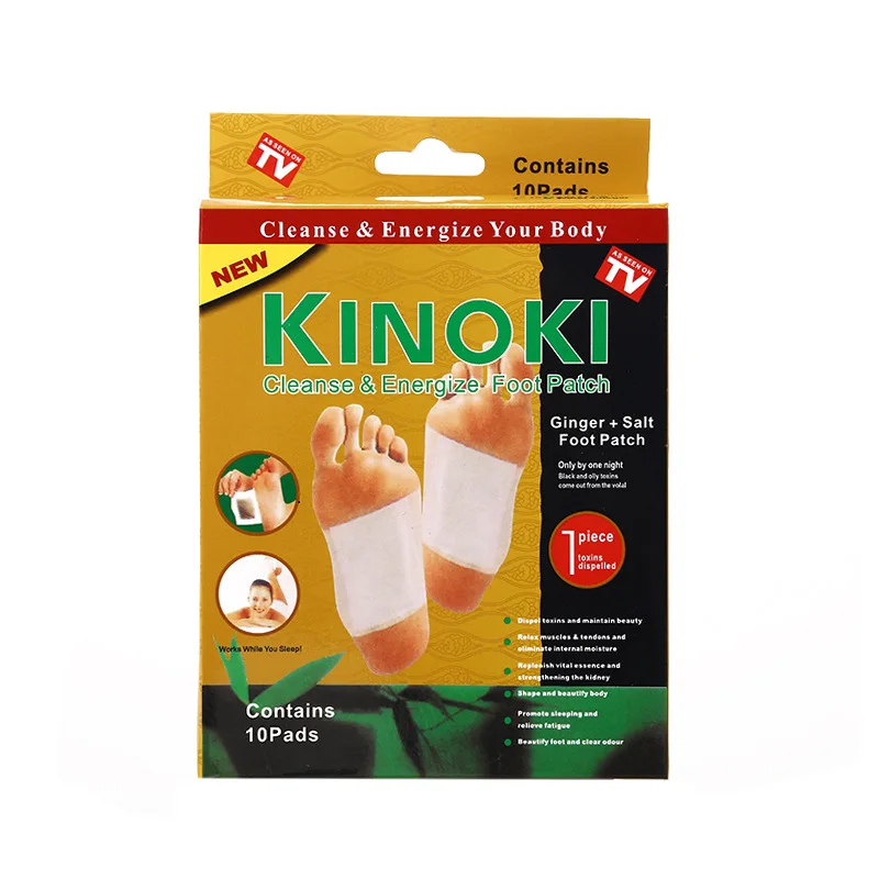 

1 Box Detoxifying Foot Pads Bamboo Foot Relief Patch Pads Improve Sleep Relief Relieve Stress Body Toxins Deep Cleansing Feet