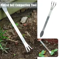 Stainless Steel Root Rake 3-Prong Loosen Soil Bonsai Tool Garden Turning With Handle Ergonomic Tree Tools Soil Bonsai U1I9 1