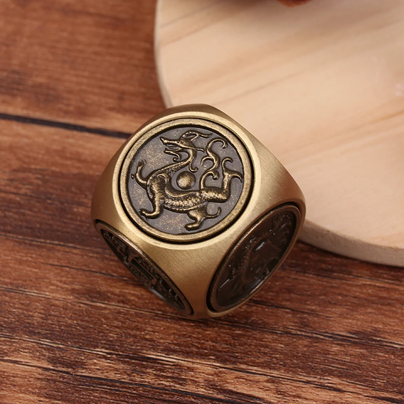 Four Mythical Beasts Six-faced Luck Money Fidget Spinner Stress Relief Decompression Cube For Adult Antistress Toys fidget toys anti stress toys