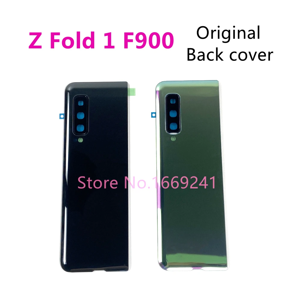 

Original Back Glass Lid Replacement For Samsung Galaxy Z Fold 1 F900 F900F F907 Battery Cover Rear Door Housing Case Shell Parts