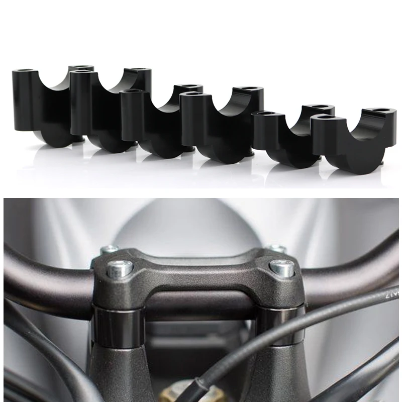Moto Guidon Riser Pour BMW F800R 2011-2014 S1000R 2014-2022 Pour F800GT Pour F800GS G650X 28mm 1 1/8" Rehausseurs De Guidon De Moto