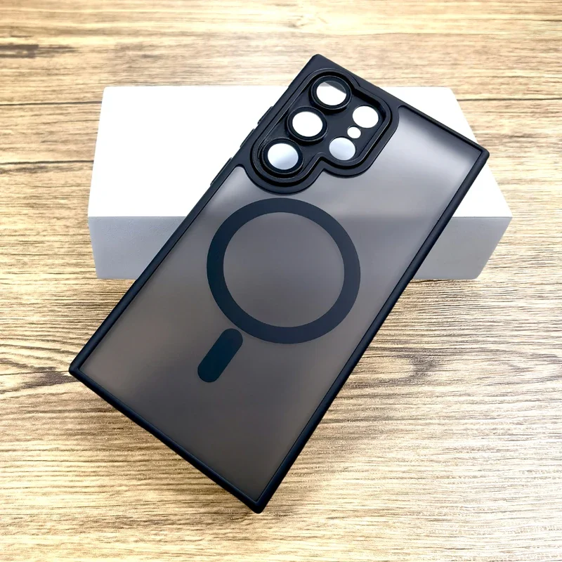Luxury Magnetic Translucent Matte Case with Magsafe Wireless Charging Compatibility