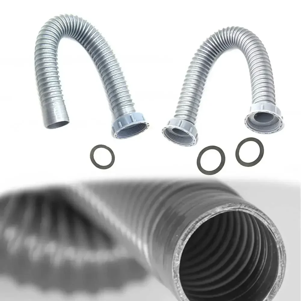 Sink Basin Water Drain Pipe Washbasin Double-end Extend Connection Hose For Bathroom Kitchen Downcomer Accessories drain pipe