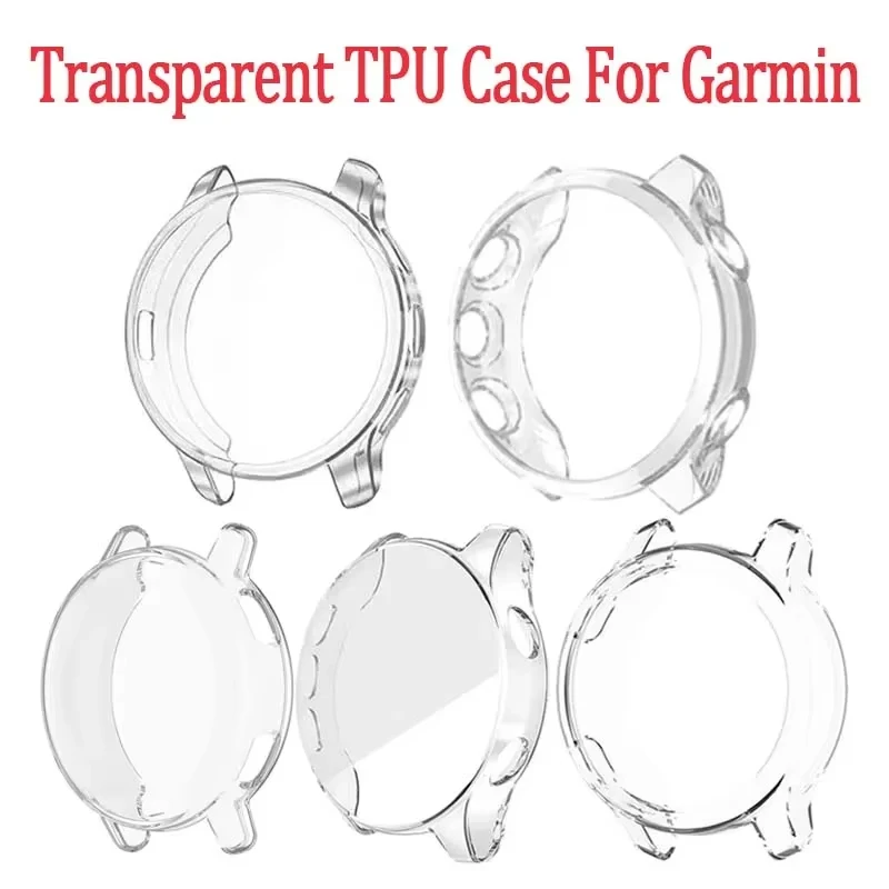 Clear TPU Design Watch Case - Easy Removal & Versatile Fit