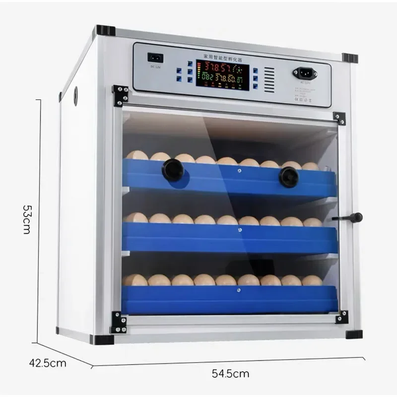 204/136 Eggs Intelligent Large And Medium-Sized Household Full-Automatic Chicken Duck Goose Quail Incubator