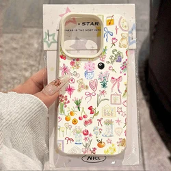 Watercolor Floral Pattern Soft Phone Case Cover - Galaxy S23 Ultra (2)