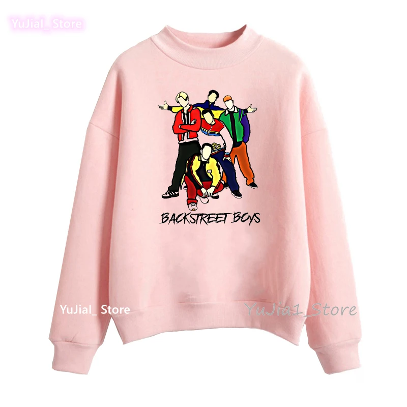 

Rainbow Backstreet Boys Graphic Print Sweatshirt You Are My Fire The One Desire Believe When I Say I Want It That Way Jumper