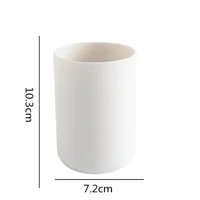 Bathroom Tumblers Plastic Mouthwash Cup Coffee Tea Water Mug Home Travel Simple Solid Color Toothbrush Holder  Drinkware Cup 6