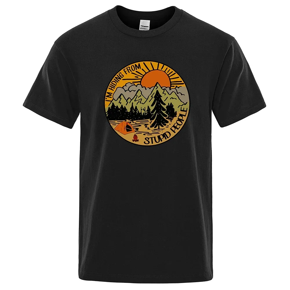 

2024 футболка с графическим рисунком, 100% хлопок, мужская Милая пляжная Винтажная футболка, одежда с коротким рукавом в стиле аниме, уличная одежда, футболки в стиле Харадзюку для мужчин