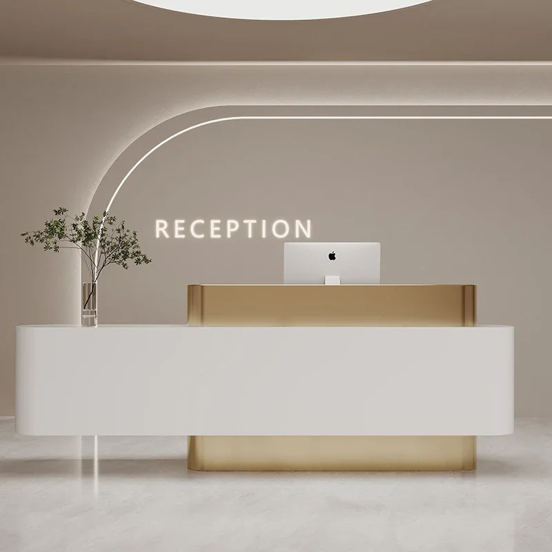 Wall Table Atril Shop Counter Desk Office Desks Reception Salon Bellezza Computer Tables Customer Center Pulpit Stand for Church