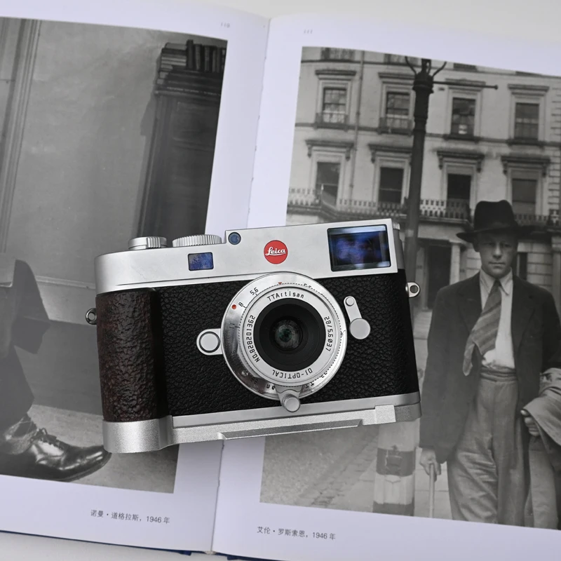 Per Fotocamera Leica M11 Arca-Swiss Rrs Nuova Staffa In Legno Ultraleggero Tipo L Treppiede Testa A Sfera Piastra Rapida Impugnatura Di Base