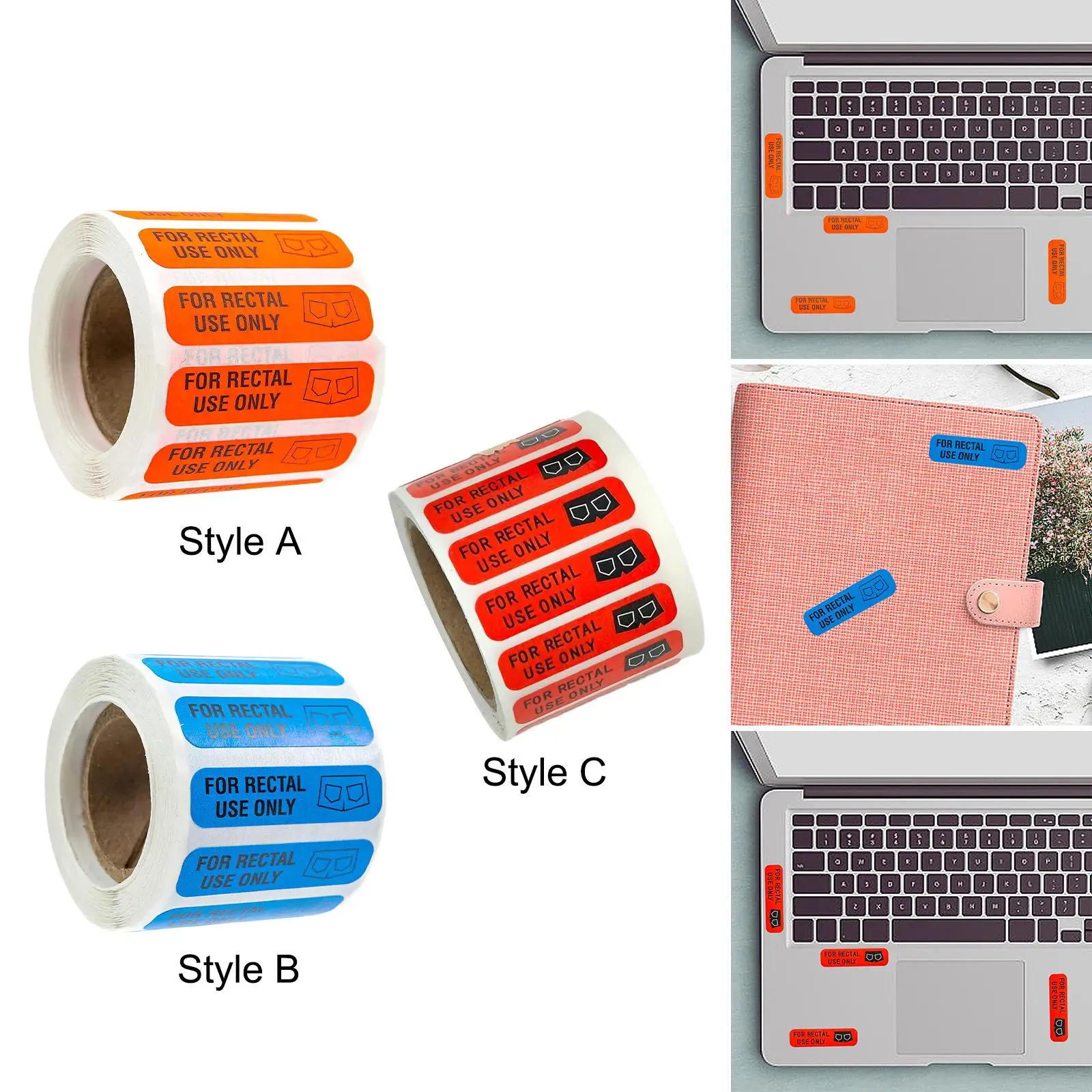 500 for Rectal Use Only Stickers 1.80 500 for Rectal Use Only Stickers 1.80