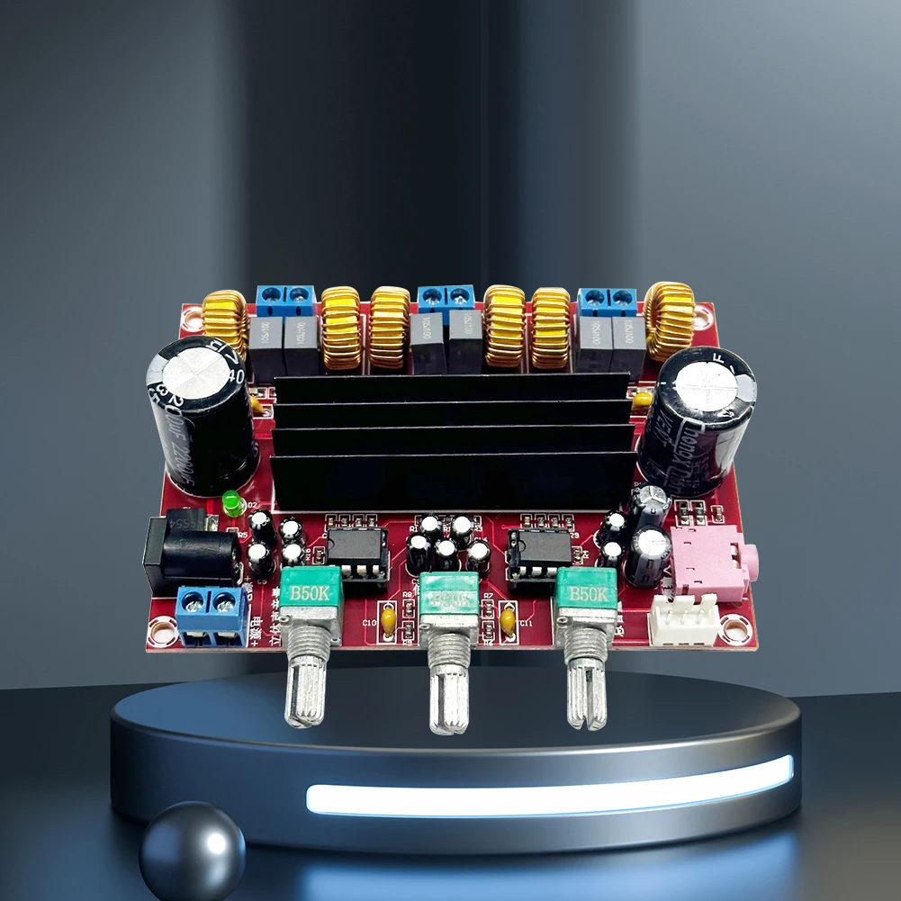 Audio Amplifier Board Digital Subwoofer Power Amplifier Board TPA3116D2 2x50W 100W 2.1 Channel DC 12-24V Energy Saving