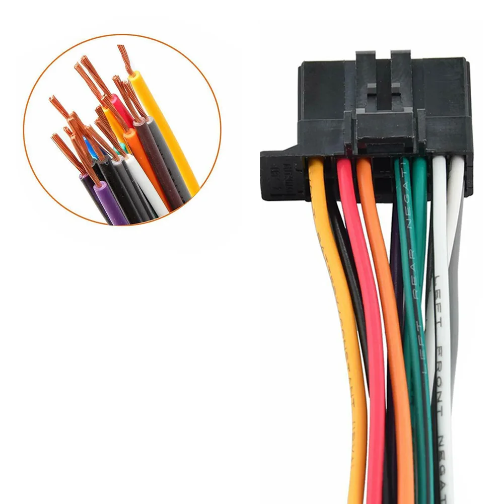 16-Pin Radio Plug Stereo Wiring Harness For 2010-Up For Pioneer DEH Model For DEH-1500 DEH-5 DEH-P25 DEH-P350 DEH-P5500MP DEH-P3