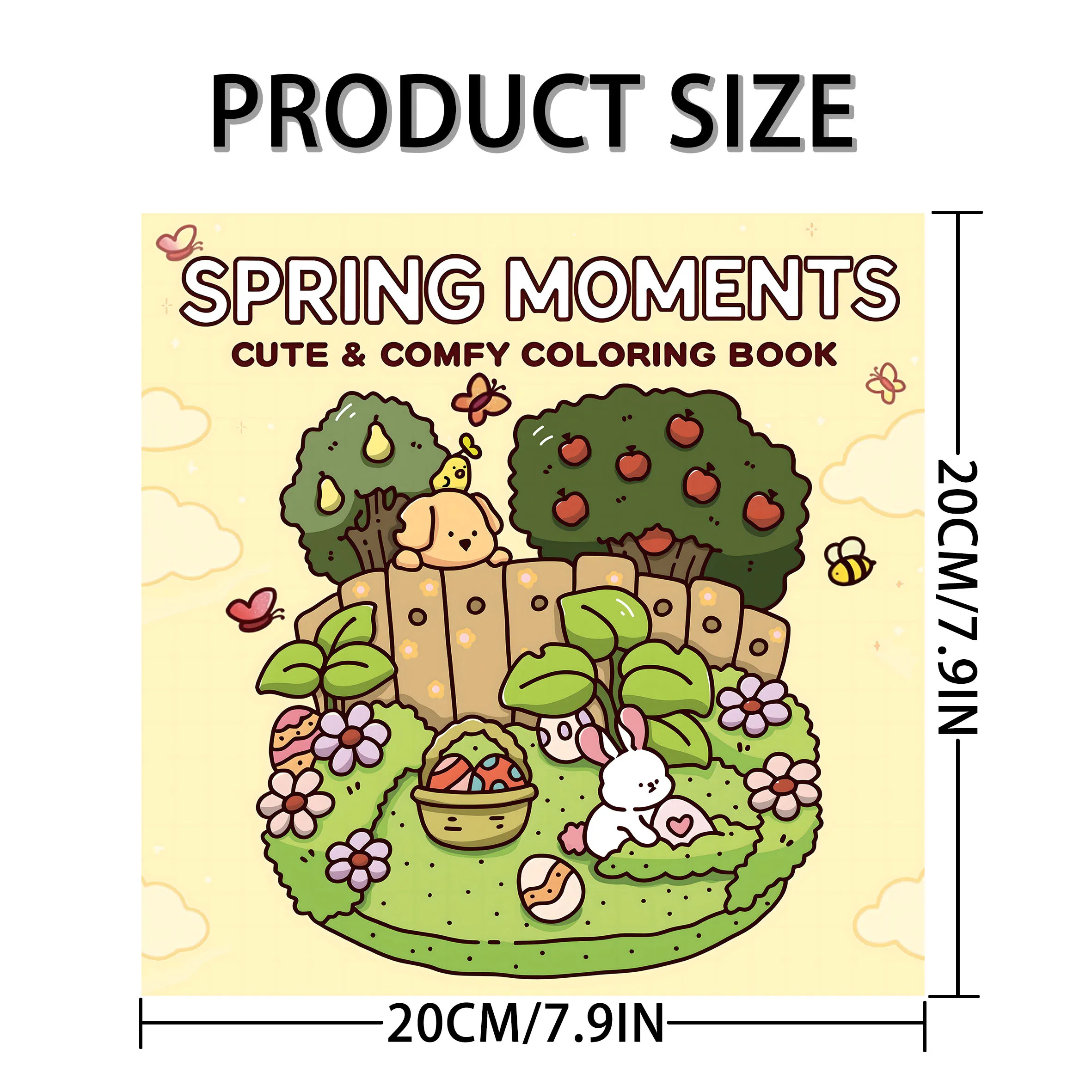 Spring Serenity Coloring Book: Beautiful & Comforting Green-Themed Picture Book with Black and White Pages 2