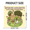 Spring Serenity Coloring Book: Beautiful & Comforting Green-Themed Picture Book with Black and White Pages 2