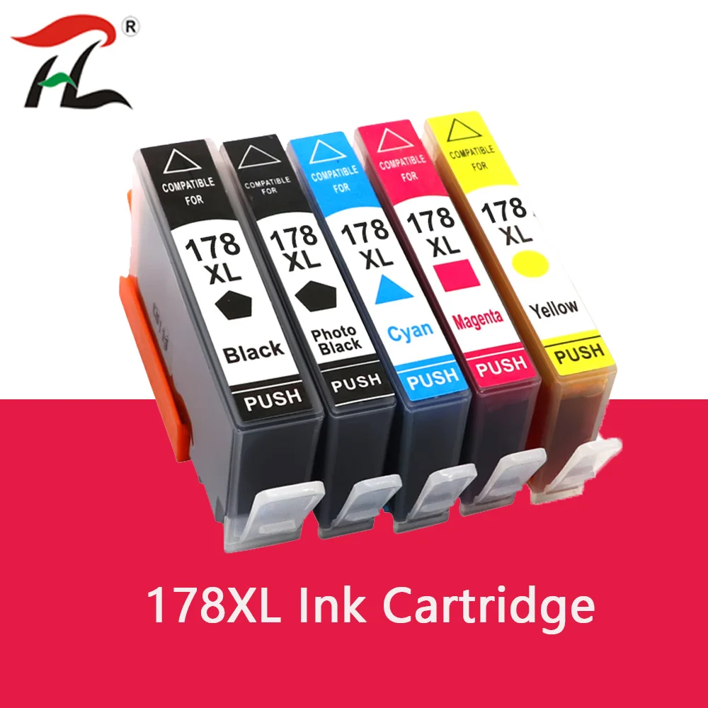

178XL Full Ink Cartridge Compatible For HP 178 XL For HP178 Photosmart B109 B110 B210 C309 C310 C410 D5468 D5463 D5460 C5380