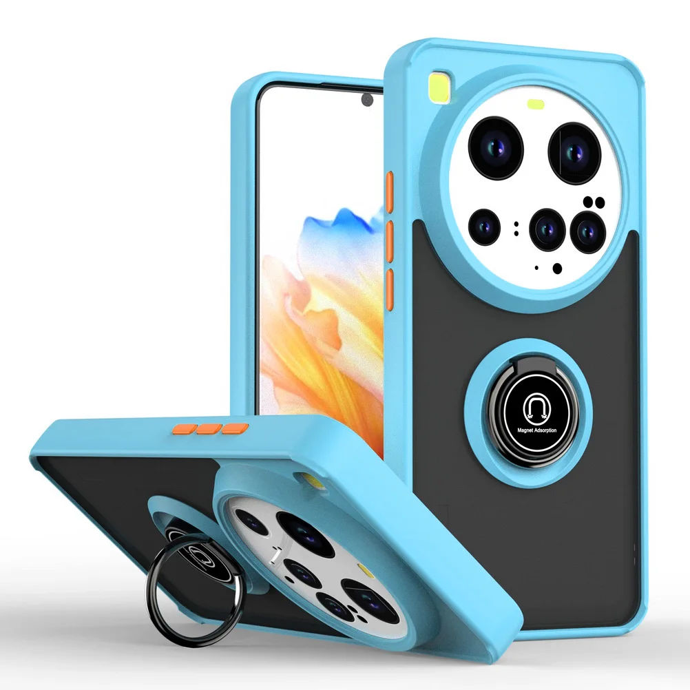 360° Rotatable Bracket Case with Finger Ring and Car Holder Attachment
