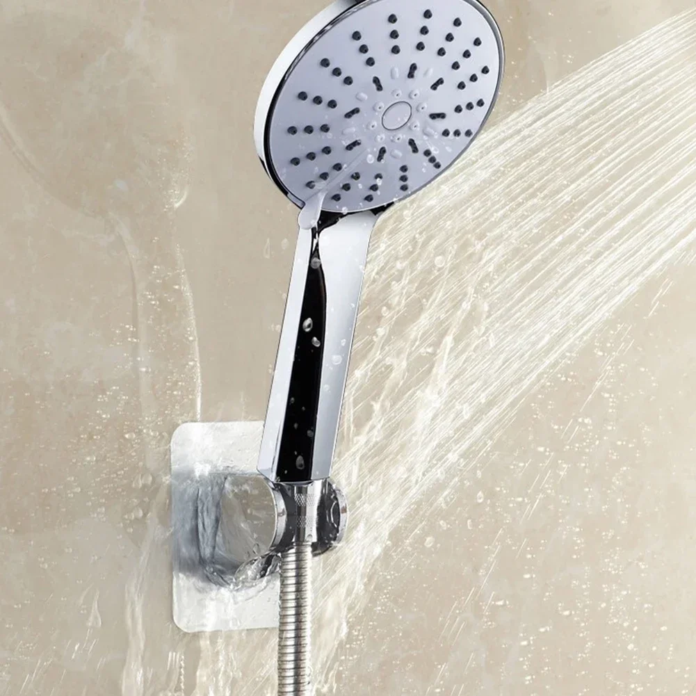 Description Picture 5 of itemShower Head Holder Shower Bracket Adjustable Self-Adhesive Showerhead Brackets Shower Head Stand Bracket Bathroom Accessory