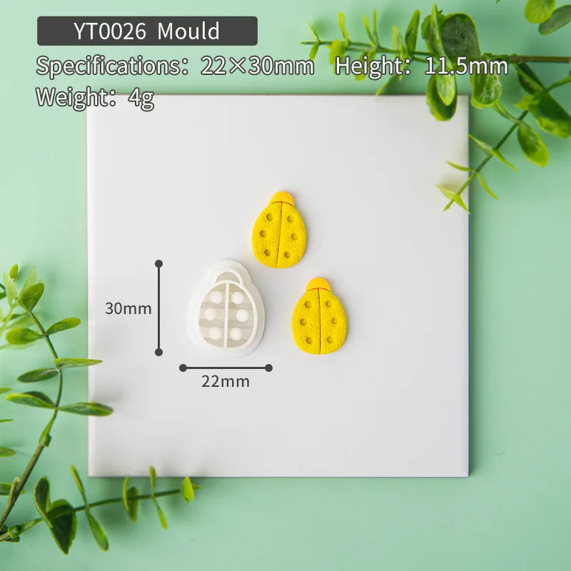 Set pendenti organici per formine per argilla, formine per argilla