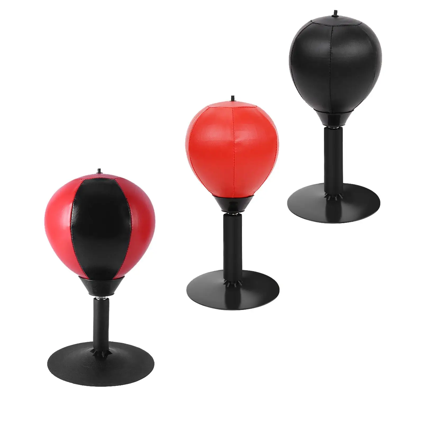 PU Punching Bag Speed Ball Suction Cup Freestanding Desktop Boxing Ball for Boxing Training Exercise Practice Fitness Equipment