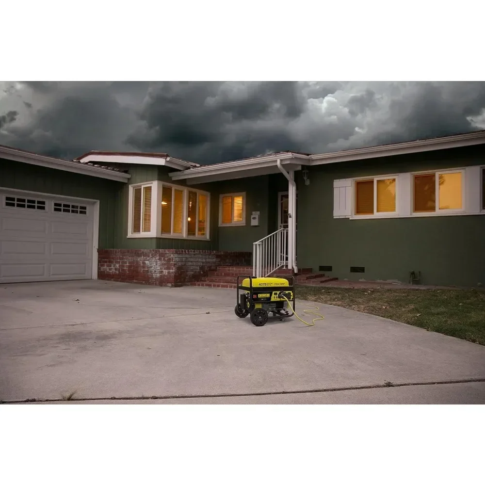 Power Equipment 100522 4375/3500-Watt RV Ready Portable Generator with Wheel Kit CARB Generator Agregat Pradotworczy