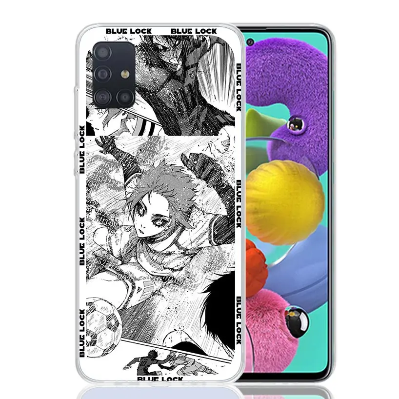 Blue Lock Anime-Themed Phone Case - Vibrant Design for Samsung Galaxy Devices