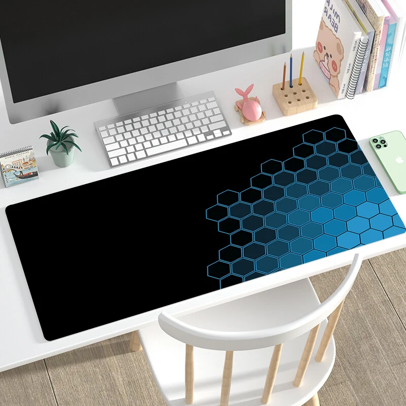 

Geometric Gaming Accessories MousePads Computer Laptop Gamer Extended Mouse Mat Large Anime Mouse Pad Rubber Keyboards Table Mat