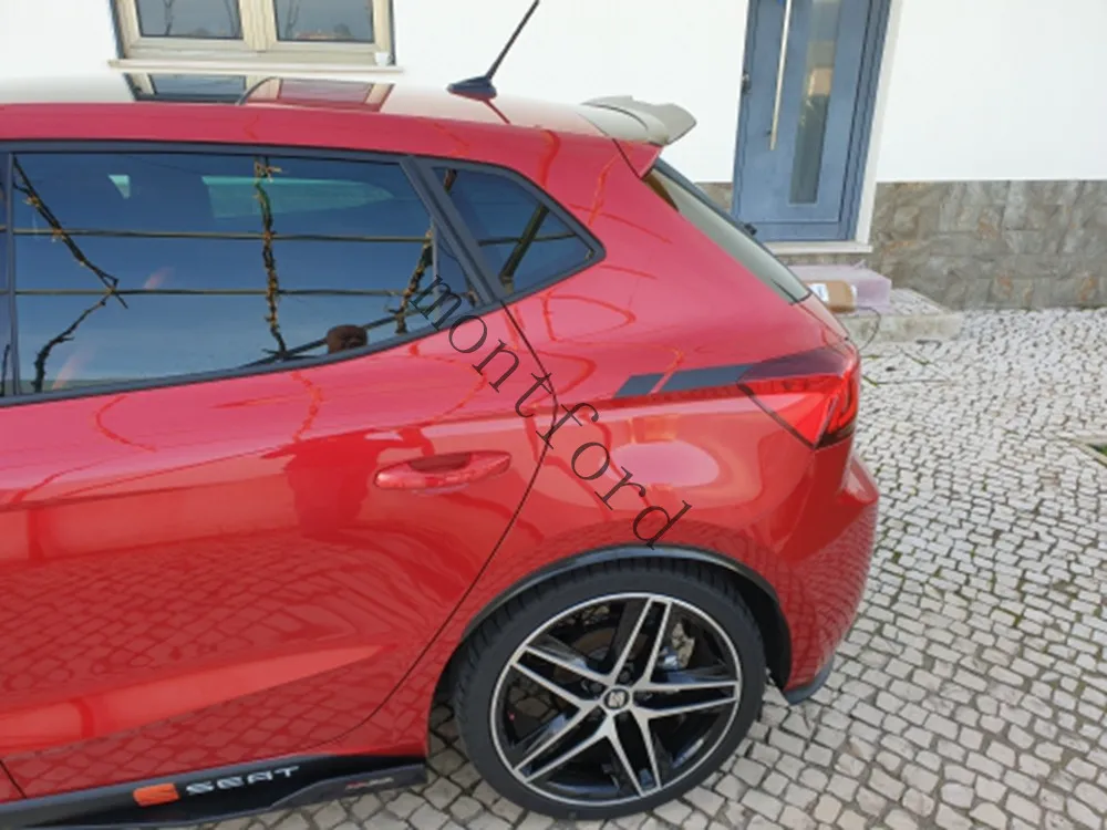 Фото Для VW Seat IBIZA TGI/FR хэтчбек 2017 2019 2021 Высокое качество ABS пластиковый задний спойлер на крышу автомобиля №2