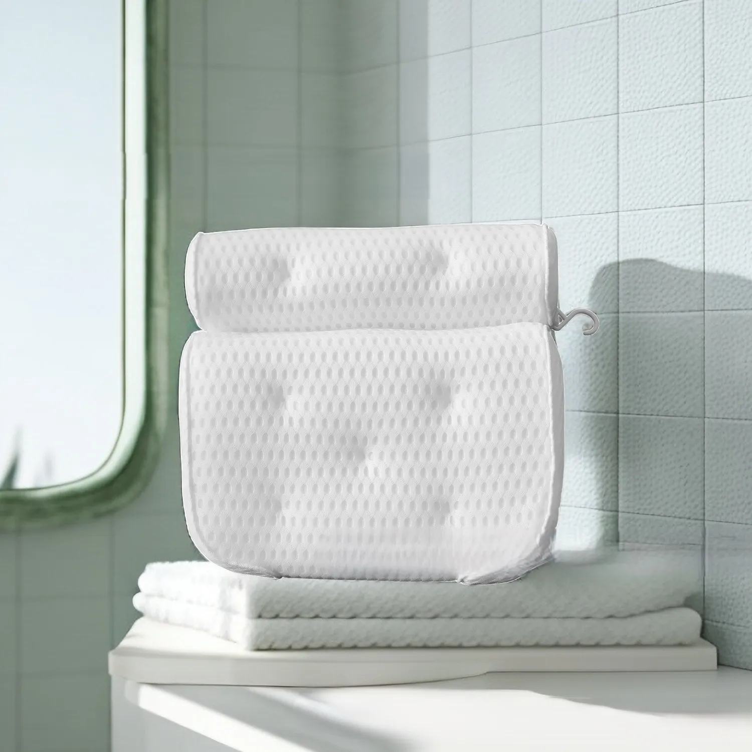 Bath Pillow Square Non-slip