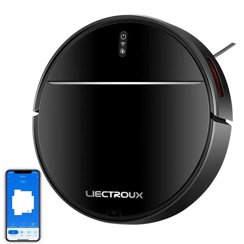 LIECTROUX most commercial home Robot Vacuum Cleaner M7S PRO sweeping vaccuuming and mopping 3 in 1