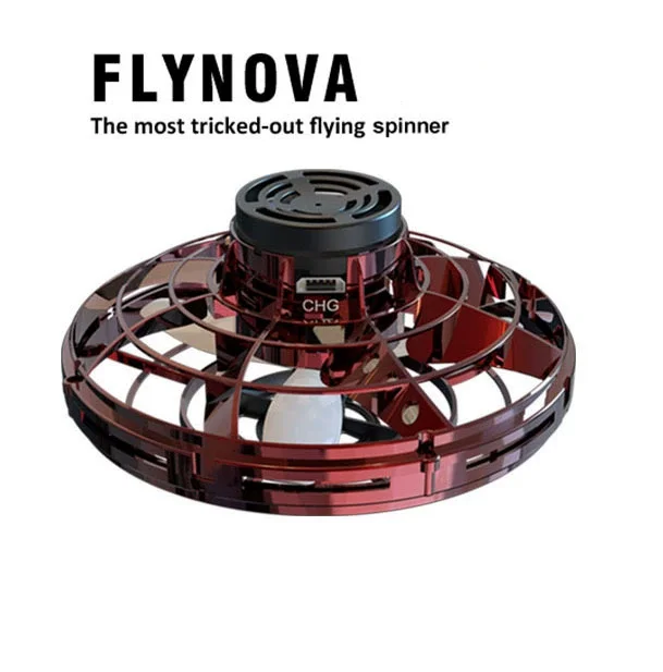 Flynova Drone Fly Spinner - Mini UFO Gyroscope Jouet Enfant