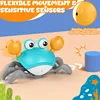 Crawling Crab Toys Light Music Crawling Fun Toys Electric Induction Escape Toy Pets Electronic Interactive Toy for Dogs and Cats 4