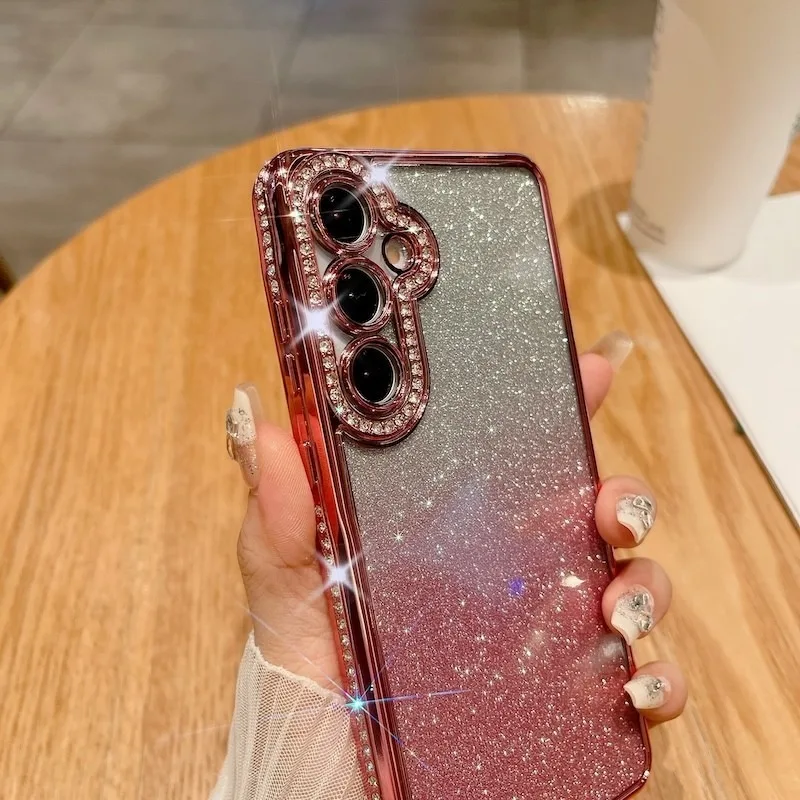 Luxury Gradient Glitter Rhinestone Diamond Protective Case
