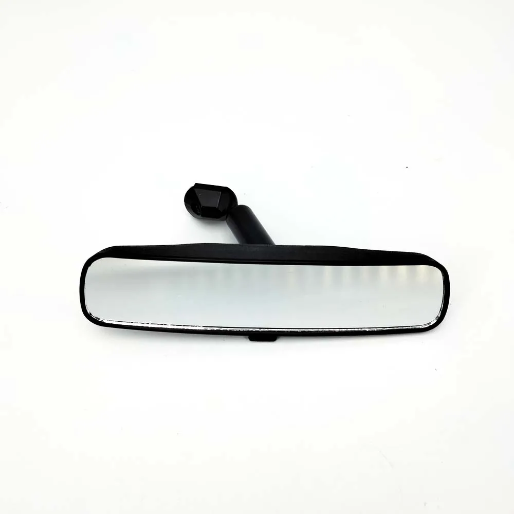 

8" Black Car Interior Rear View Mirror White Lens For Auto Truck SUV Universal
