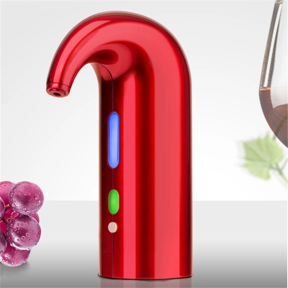 Carica Usb Decanter Elettrico Automatico Pompa Per Vino Intelligente Portatile Aeratore Per Vino Rapido Decantazione Rapida Dispenser Per Vino Strumen