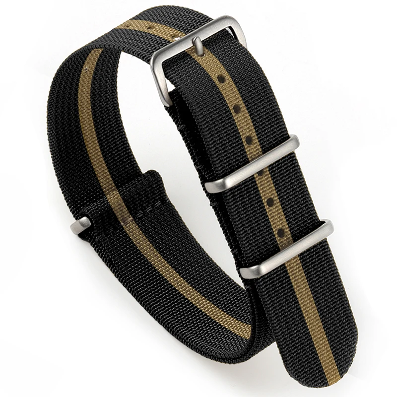Premium Nylon Military-Style Watch Band - Army Sport Bracelet Replacement