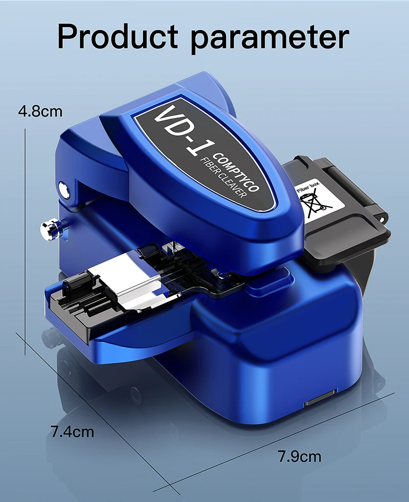VD-1 One-step Fiber Cleaver Fully Automatic Fiber Optic Cutter FTTH Tool Optical