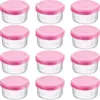 Small Glass Containers with Lids Glass Food Storage Containers Reusable Sauce Containers Mini Glass Storage Jars 1