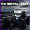 Rc Cars 16103Pro 50km/h Or 75km/h With LED 1/16 Brushless Moter 4WD Off Road 4x4 High Speed Drift Monster Truck Kids Toys Gift 3