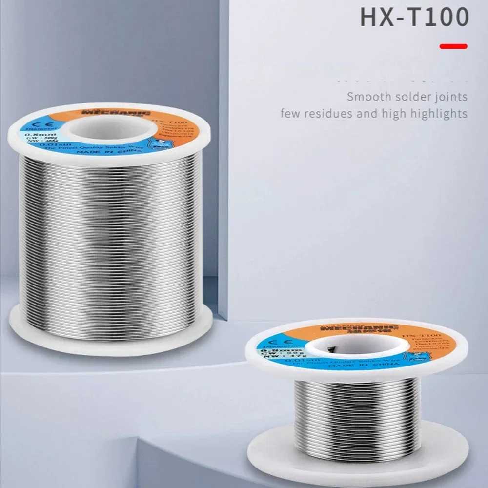 MECHANIC 0.2mm-1.2mm 55g Solder Wire Thin Normal Temperature 183&deg;C Melting Point Substrate Special Rosin Lead Solder Wire HX-T10 soldering wire,soldering tin wire,welding wires