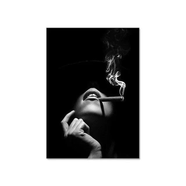 Retro Vinyl Record Wall Art - Black & White Headphone Canvas Print