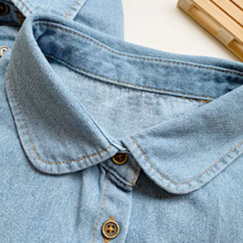 Faux Col En Denim Pour Femme - Col Amovible Dickey, à Porter Sous Pulls Ou Vêtements Sans Col - 6