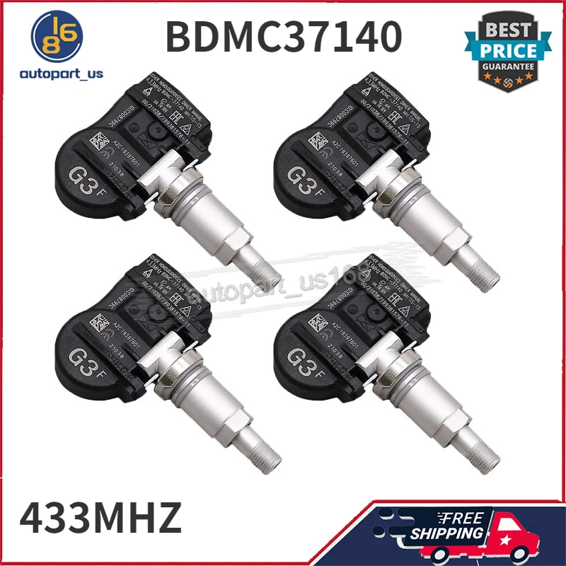 

FOR Fiat 124 Mazda 2 3 5 (CW) 6 CX-3 (DJ1) CX-5 (KF) CX-9 (TB1) 433MHz BDMC37140 BDMC-37140 TPMS Tire Pressure Monitor Sensor