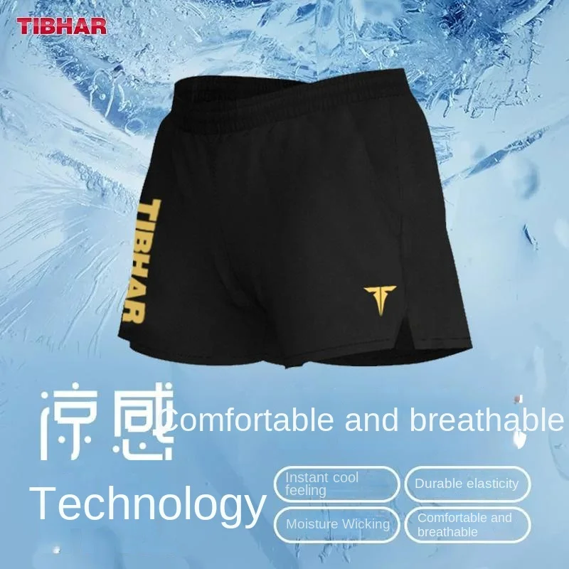 TIBHAR Table Tennis Shorts Men's and Women's Summer Quick Drying Breathable Sports Pants Sweatwicking Competition Pants running shorts table tennis shorts